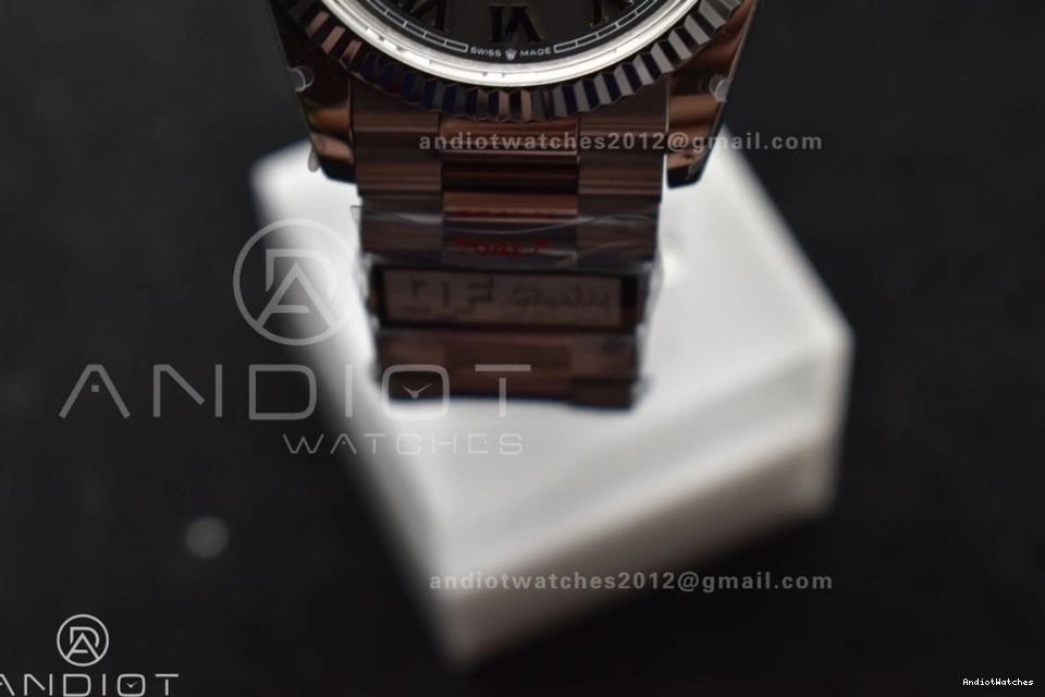 vr3255 DayDate Edition Efficient Weight) 36 on Roman Bracelet Steel V5 Grey Dial (Gain President 684 Best SS QF 904L 1120